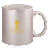 11oz Metallic Silver Mug Thumbnail