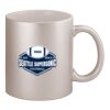 11oz Metallic Silver Mug Thumbnail