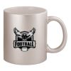 11oz Metallic Silver Mug Thumbnail