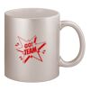 11oz Metallic Silver Mug Thumbnail
