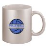 11oz Metallic Silver Mug Thumbnail