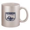 11oz Metallic Silver Mug Thumbnail