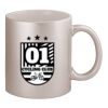 11oz Metallic Silver Mug Thumbnail