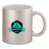 11oz Metallic Silver Mug Thumbnail