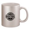 11oz Metallic Silver Mug Thumbnail