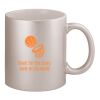 11oz Metallic Silver Mug Thumbnail
