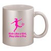 11oz Metallic Silver Mug Thumbnail
