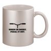 11oz Metallic Silver Mug Thumbnail
