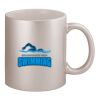 11oz Metallic Silver Mug Thumbnail