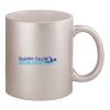 11oz Metallic Silver Mug Thumbnail