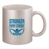 11oz Metallic Silver Mug Thumbnail