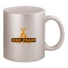 11oz Metallic Silver Mug Thumbnail