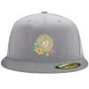 Flexfit 6210 Structured Flat Bill Fitted Hat Thumbnail