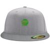 Flexfit 6210 Structured Flat Bill Fitted Hat Thumbnail