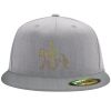 Flexfit 6210 Structured Flat Bill Fitted Hat Thumbnail
