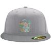 Flexfit 6210 Structured Flat Bill Fitted Hat Thumbnail
