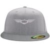 Flexfit 6210 Structured Flat Bill Fitted Hat Thumbnail