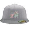 Flexfit 6210 Structured Flat Bill Fitted Hat Thumbnail