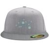 Flexfit 6210 Structured Flat Bill Fitted Hat Thumbnail