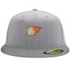 Flexfit 6210 Structured Flat Bill Fitted Hat Thumbnail
