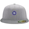 Flexfit 6210 Structured Flat Bill Fitted Hat Thumbnail