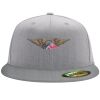 Flexfit 6210 Structured Flat Bill Fitted Hat Thumbnail
