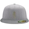 Flexfit 6210 Structured Flat Bill Fitted Hat Thumbnail