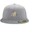 Flexfit 6210 Structured Flat Bill Fitted Hat Thumbnail