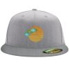 Flexfit 6210 Structured Flat Bill Fitted Hat Thumbnail