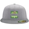 Flexfit 6210 Structured Flat Bill Fitted Hat Thumbnail