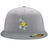 Flexfit 6210 Structured Flat Bill Fitted Hat Thumbnail