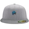 Flexfit 6210 Structured Flat Bill Fitted Hat Thumbnail