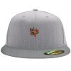 Flexfit 6210 Structured Flat Bill Fitted Hat Thumbnail