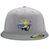 Flexfit 6210 Structured Flat Bill Fitted Hat Thumbnail