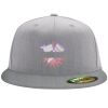 Flexfit 6210 Structured Flat Bill Fitted Hat Thumbnail
