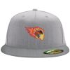 Flexfit 6210 Structured Flat Bill Fitted Hat Thumbnail