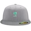 Flexfit 6210 Structured Flat Bill Fitted Hat Thumbnail