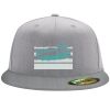 Flexfit 6210 Structured Flat Bill Fitted Hat Thumbnail