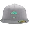 Flexfit 6210 Structured Flat Bill Fitted Hat Thumbnail