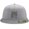 Flexfit 6210 Structured Flat Bill Fitted Hat Thumbnail