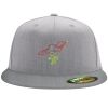 Flexfit 6210 Structured Flat Bill Fitted Hat Thumbnail