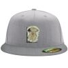 Flexfit 6210 Structured Flat Bill Fitted Hat Thumbnail