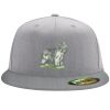 Flexfit 6210 Structured Flat Bill Fitted Hat Thumbnail