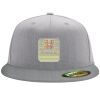 Flexfit 6210 Structured Flat Bill Fitted Hat Thumbnail