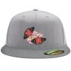 Flexfit 6210 Structured Flat Bill Fitted Hat Thumbnail