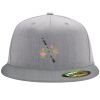 Flexfit 6210 Structured Flat Bill Fitted Hat Thumbnail