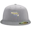 Flexfit 6210 Structured Flat Bill Fitted Hat Thumbnail