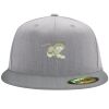 Flexfit 6210 Structured Flat Bill Fitted Hat Thumbnail