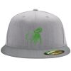 Flexfit 6210 Structured Flat Bill Fitted Hat Thumbnail
