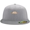 Flexfit 6210 Structured Flat Bill Fitted Hat Thumbnail